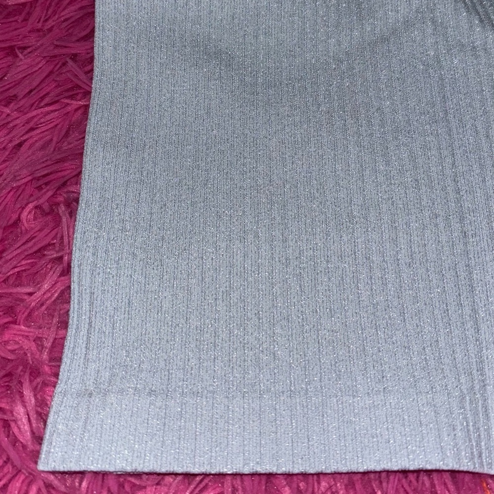 PINK Seamless Shimmer Mini Skirt Women Size Medium - Picture 9 of 12